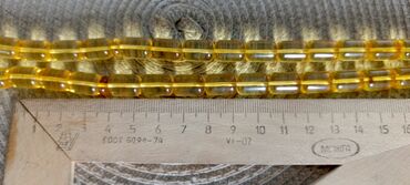 Təsbehlər: 100% təbii,bütöv daş kəhrəba!33 ədəd parlaq limon rəng,şəffaf kəhrəba — 9