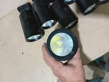 Projektorlar: Mağaza relsi üçün LED proyektor işıqları (track light) - Korpus: qara — 2