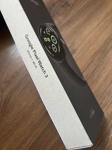 часы smart: Google Pixel Watch 3, 45 мм, Wi‑Fi. Версия Matte Black (Obsidian — 2
