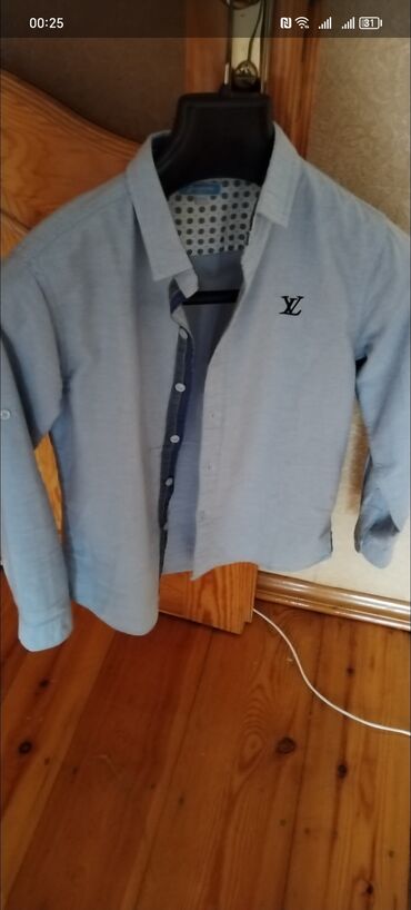 Köynəklər: Köynək, Louis Vuitton, rəng - Göy