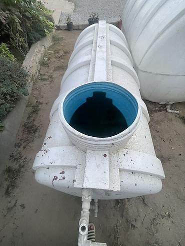 drelər: Plastik su çəni – üfüqi tip - Material: qalın divarlı plastik (daxili — 1