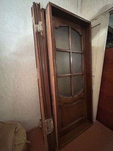 qazel tac: Yataq otağı üçün Yeni Otaq qapısı 90x220 sm Plintus ilə, Zəmanətsiz, Ünvandan götürmə, Ödənişli çatdırılma
