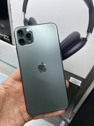 чехол на айфон 11 pro: IPhone 11 Pro, Б/у, 256 ГБ, Matte Midnight Green, Защитное стекло, Чехол, 89 %
