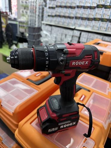 Ударные дрели: Аккумуляторная ударная дрель-шуруповерт RODEX RDX3410 - Тип — 1