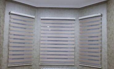 Jalüzlər: Zebra jalüz pərdələr - İkili qatlı zebra sistemi: şəffaf və qapalı — 3