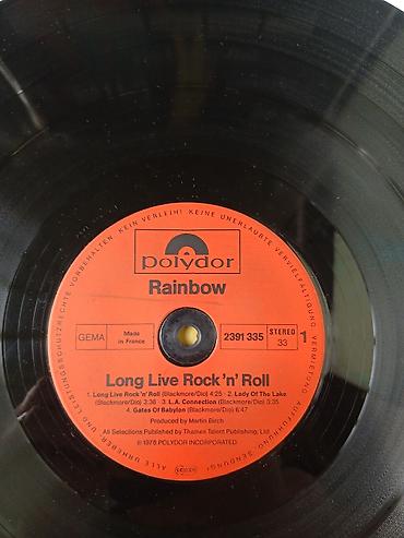 Виниловые пластинки: Виниловая пластинка Rainbow — Long Live Rock ’n’ Roll - Формат: LP — 3