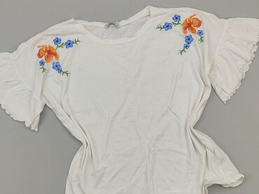 białe prazkowana bluzki: Blouse, S (EU 36), condition - Very good