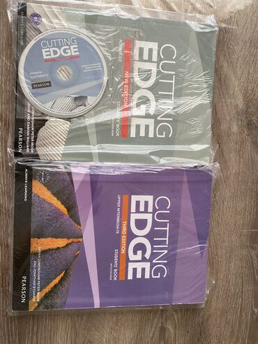 dvd diskleri: Cutting edge • studients’ book • work book • DVD biri 6 manat ikisi