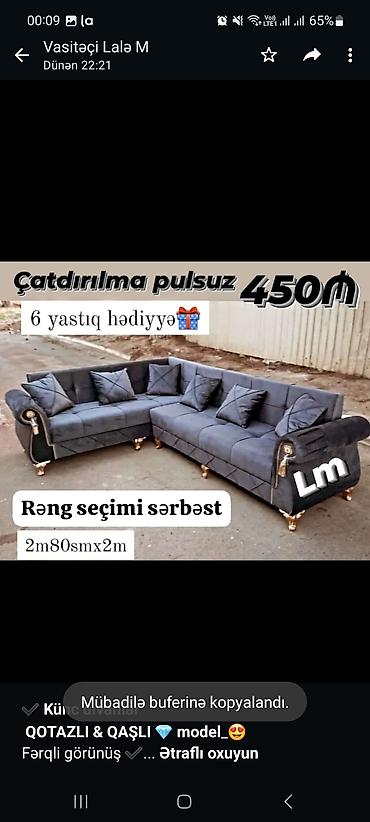 divan sifariş: Künc divan — 3
