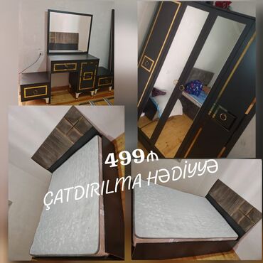 güneş panel: İkinəfərlik çarpayı, Dolab, Termo, 2 tumba, İşlənmiş