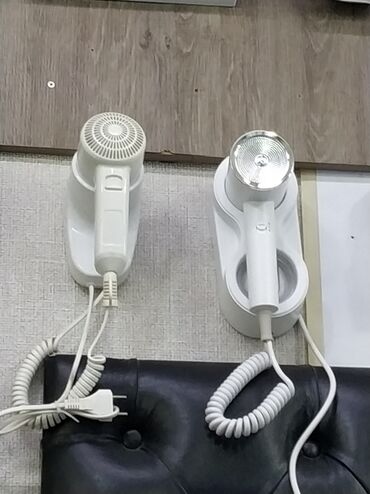 blincik bisiren aparat: Divar tipli fen dəsti – otel və hamamlar üçün - Rəng: ağ - Komplekt