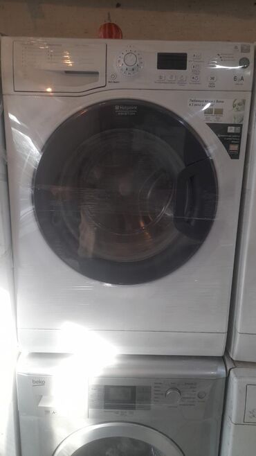 холодильники бу: Стиральная машина Hotpoint Ariston, 6 кг, Автоматические, Без сушки, Нет кредита