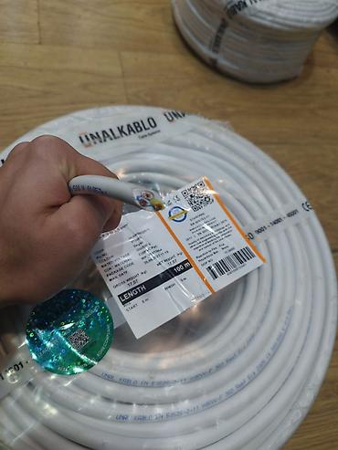turk soba: 3×2.5 Unal kabel təmmiz türkün kabeli — 2