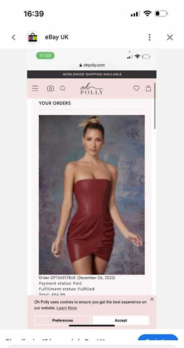 pheromone parfemi: Oh Polly kožna (eko koža) halljinica. Gornji deo je kao korset, ojačan — 3