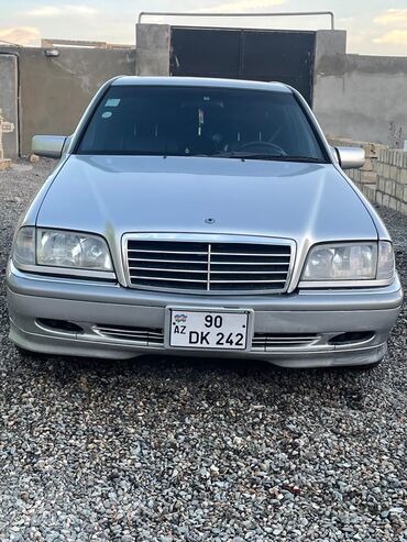 запчасти на паджеро 2: Mercedes-Benz C240 sedan - Kuzov: W202, gümüşü rəng - Mühərrik: C240