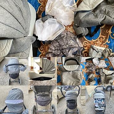 Другая женская одежда: Набор одежды (4 предмета): 1) Платье-абайя голубого цвета с белой — 70