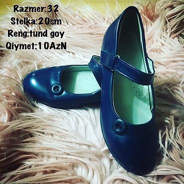 Razmer:32, stelka 20sm, tund goy rengdedi, laklidi, 10 manat ayaqqabi lalafo.az -da Razmer:32, stelka 20sm, tund goy rengdedi, laklidi, 10 manat ayaqqabi