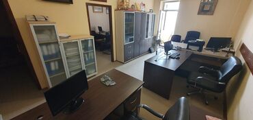 Ofis dəst mebeli: Ofis mebelləri dəsti Tərkibi: - Menecer/stolüstü iş masası – tünd — 9