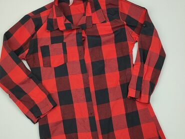 czerwona bluzki z długim rekawem: Shirt, S (EU 36), condition - Good