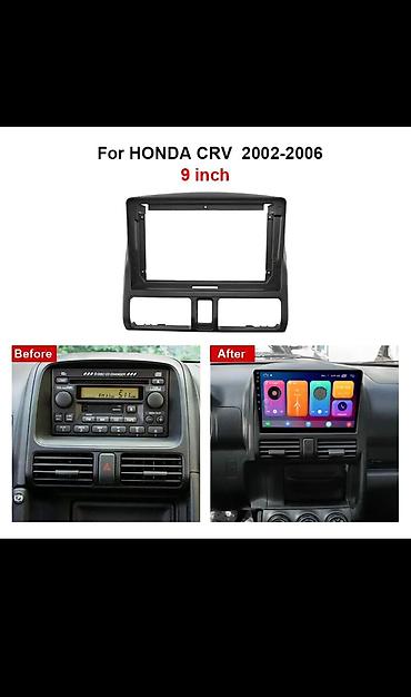 micro cd: 9-дюймовая мультимедийная магнитола с рамкой для Honda CR‑V II — 2