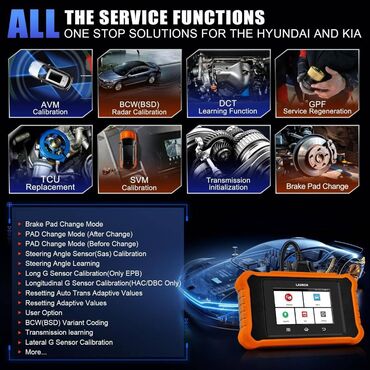 Alati za automobile: Novo - Launch Creader Elite V2.0 OBD2 Kia, Hyundai, Genesis Potpuna — 7