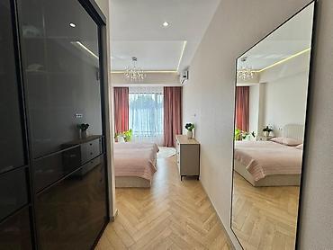 town: 3 комнаты, 80 м², Ак-Кеме Элитка, 2 этаж, Евроремонт — 10