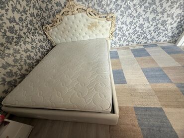 продать кровать с матрасом: Эки кишилик керебет, Матрасы бар, узуну - 160 см