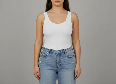 białe t shirty allegro: IDEAL, Жіноче боді, розмір XL