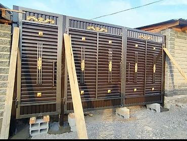 Распашные ворота: Кованные металлические ворота и калитки - Материал: сталь с — 12