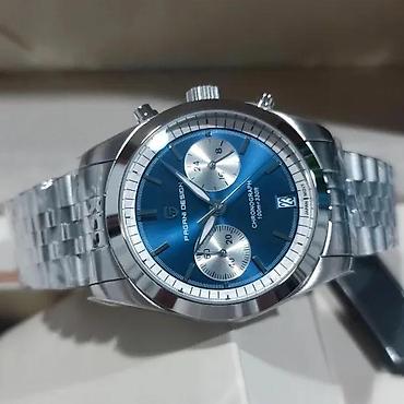 Ručni satovi: PAGANI DESIGN PD-1775 - 37.5mm - Plava - Seiko VH64 Potpuno nov muški — 9