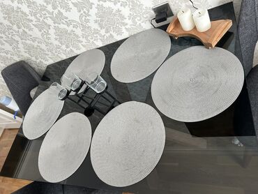 stol üsdü qaz: Qonaq otağı üçün, Yeni, Açılmayan, Dördbucaq masa, 4 stul, Türkiyə