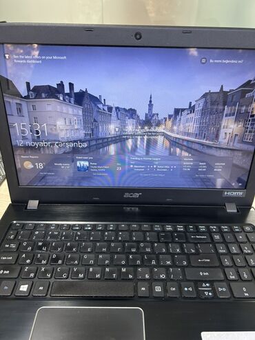 Acer: Acer noutbuk Xüsusiyyətlər: - Prosessor: Intel Core i5 (7-ci nəsil) - — 7