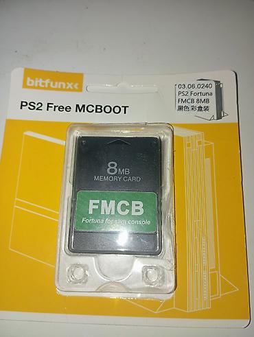 Video oyunlar və konsollar: Bitfunx PS2 Free McBoot (FMCB) 8MB yaddaş kartı - PlayStation 2 üçün — 1