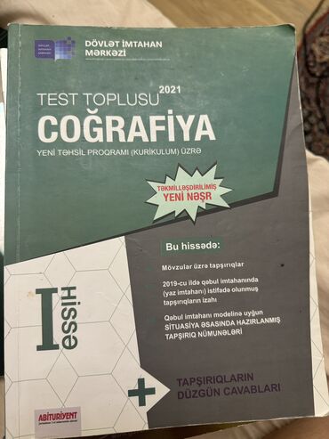Testlər: Coğrafiya yeni nəşr test toplusu birinci hissə, içində yazılar ola lalafo.az -da Testlər: Coğrafiya yeni nəşr test toplusu birinci hissə, içində yazılar ola