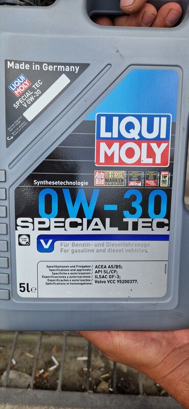 Mühərrik yağları: Liqui Moly, 5 l, 0w30