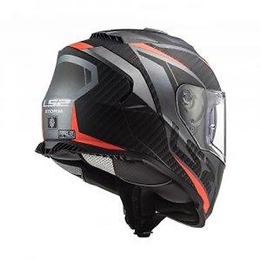cest: LS2 integralna motoristička kaciga – karbonska školjka, sportski — 6