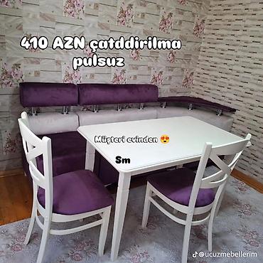 sumqayit stol stul: Mətbəx üçün, Yeni, Açılmayan, Dördbucaq masa — 1
