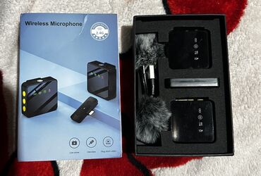 наушники ош: 📢 Продаю новый беспроводной микрофон 2.4G ✅ Абсолютно новый, в