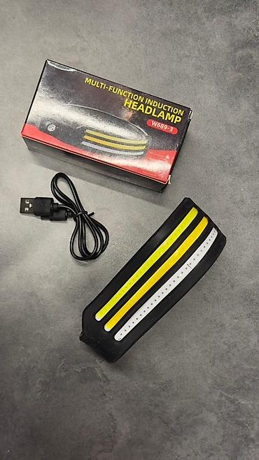 Другое для спорта и отдыха: Многофункциональный налобный фонарь W689-3 с индукционным управлением — 3