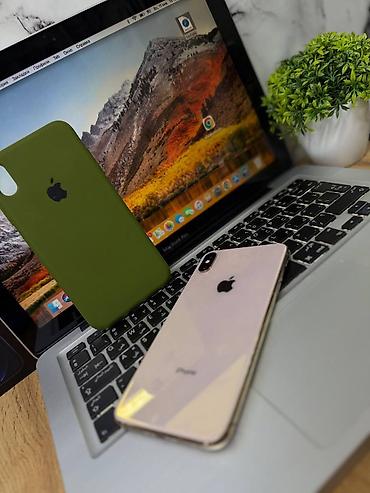 Apple iPhone: IPhone Xs Max, Б/у, 64 ГБ, Золотой, 76 % — 15
