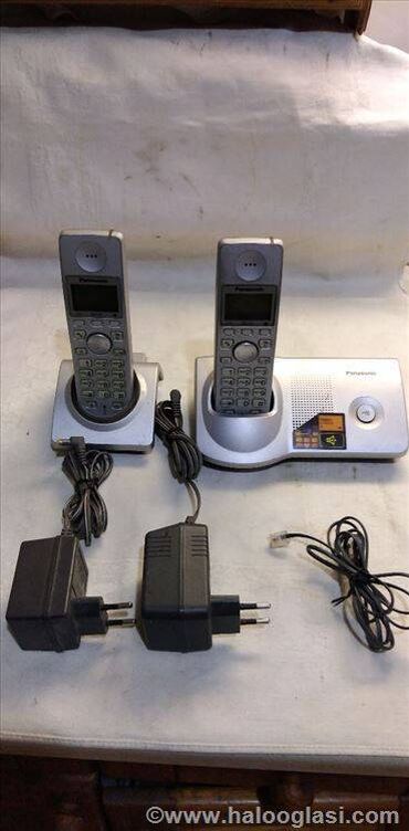 plotna za rostilj: Panasonic bezicni telefon duo KX-TG7100FX sa 2 slusalice, generalno