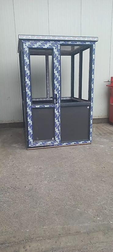 Budkalar, köşklər: Mühafizə lər Üçün Butka Şüşəli. 220x200 hündürlük 240 sm . 10 mm — 9