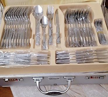tort levazimatlari: Beauty Kitchenware 128 parça bıçaq–çəngəl–qaşıq dəsti - Material — 6