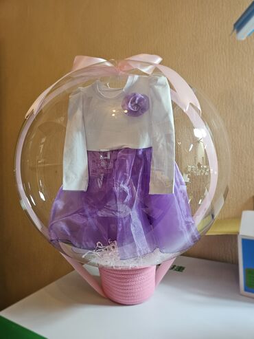 платья на прокат для детей: Подарочные наборы для новорождённых в прозрачном шаре-витрине