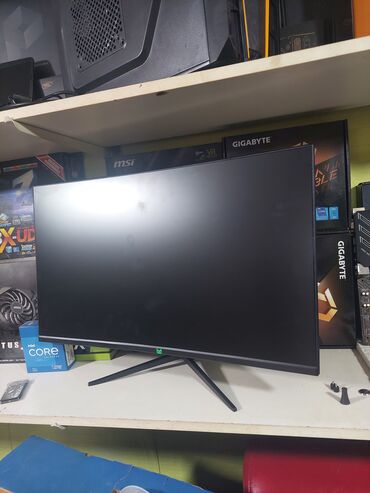 Sərt disklər (HDD): 27inch 165hz Monitor oyun ucun,plonkasi ekranin uzerindedir acilmayib