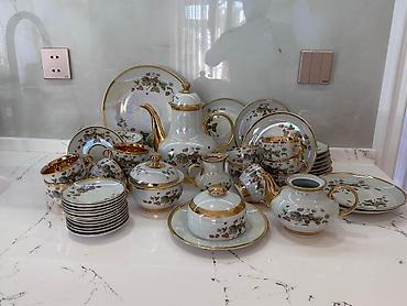 Çay dəsti, rəng - Qızılı, Farfor lalafo.az -da Çay dəsti, rəng - Qızılı, Farfor