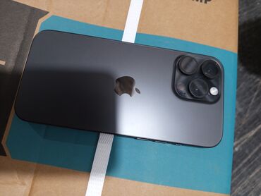 купить iphone xs: IPhone 16 Pro Max, Жаңы, 256 ГБ, Кара, Заряддоочу түзүлүш, Каптама, 100 %