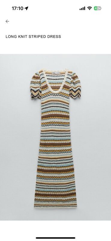 Пиджаки: Повседневное платье, Макси, Zara, M (EU 38)