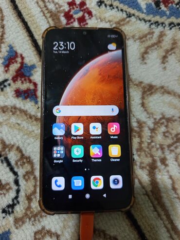 телефоны бу редми: Redmi, Redmi 9A, Колдонулган, 64 ГБ, түсү - Кара, 1 SIM, 2 SIM