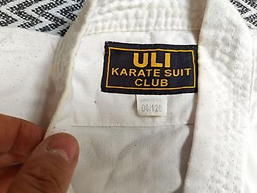 Kişi geyimləri: ULI Karate Suit Club – karate geyimi dəst Çox az istifadə olunub. - — 2